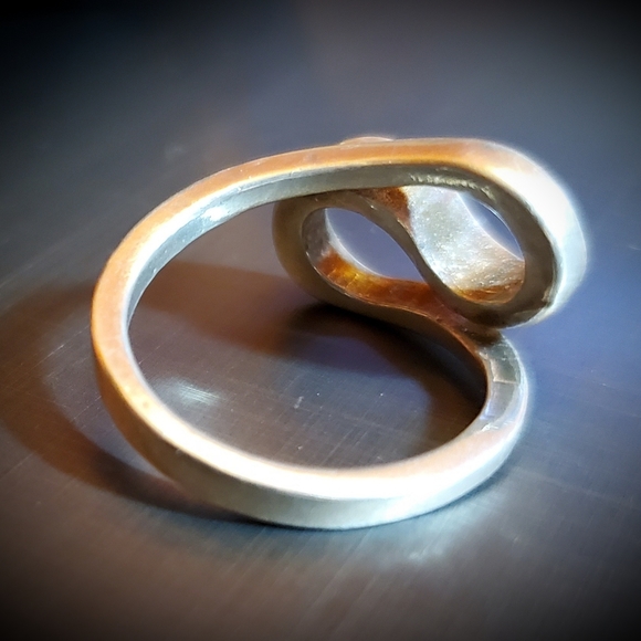STERLING SWIRL RING - Picture 3 of 4
